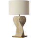 Anusha 30 inch 100.00 watt Beige / Natural Table Lamp Portable Light